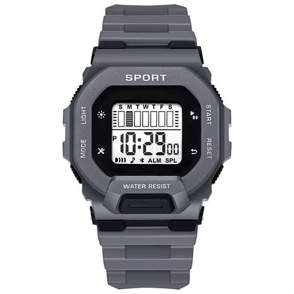 YIKAZE Men's Sports Watch Waterproof LED Digital Watches Student Outdoor Adventure Trend Multifunctional Electronic Watch Gift