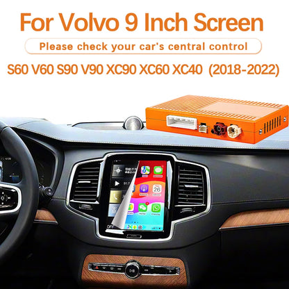 Wireless Apple CarPlay & Android Auto Activation module for Volvo S60 V60 S90 V90 XC40 XC60 XC90 2020-2022 Plug-and-Play