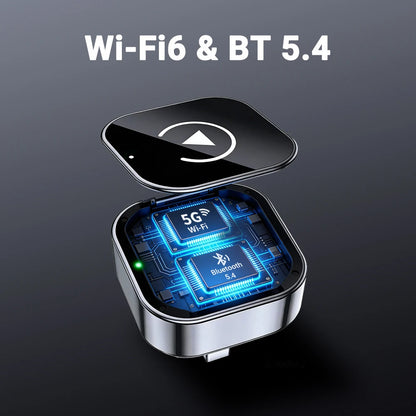 New Super Mini Carplay AI Box Wired to Wireless CarPlay&Android Auto 2in1 Box 5GHz WiFi5 for 99% Original Wired CarPlay/Auto Car