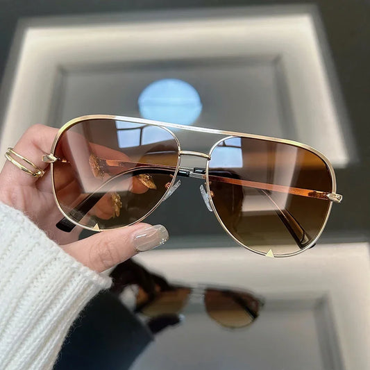 Fashion Vintage Oval Sunglasses Women Men Brand Designer Retro Sun Glasses Female Male Outdoor Mirror Punk Shades Oculos De Sol