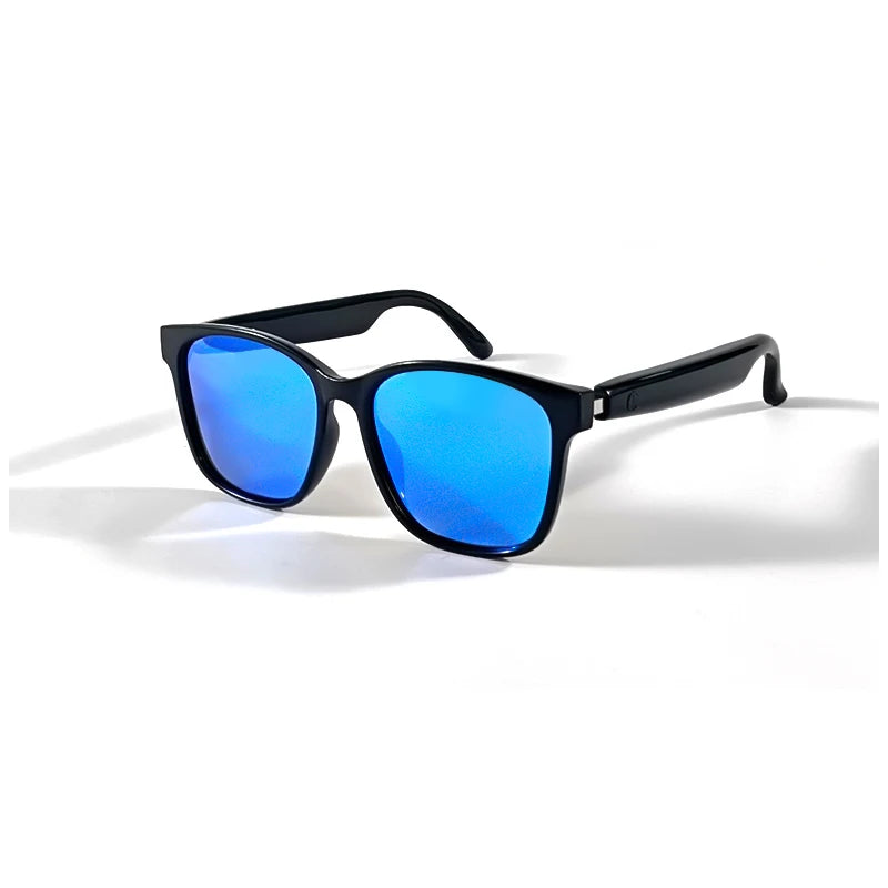 GS08 anti-blue light glasses make receive calls music calling noise reduction UV400 protection BT TWS smart glasses for men